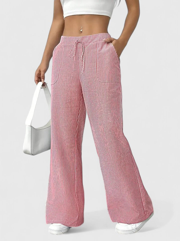 Carol™ | Comfortable wide pants with elegant details
