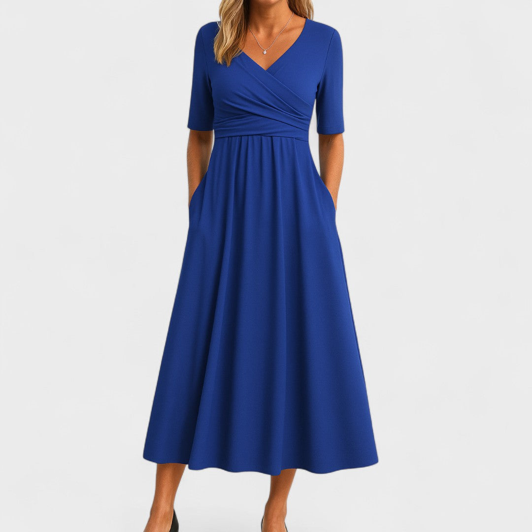 Angela – Elegant Midi Dress for Every Occasion