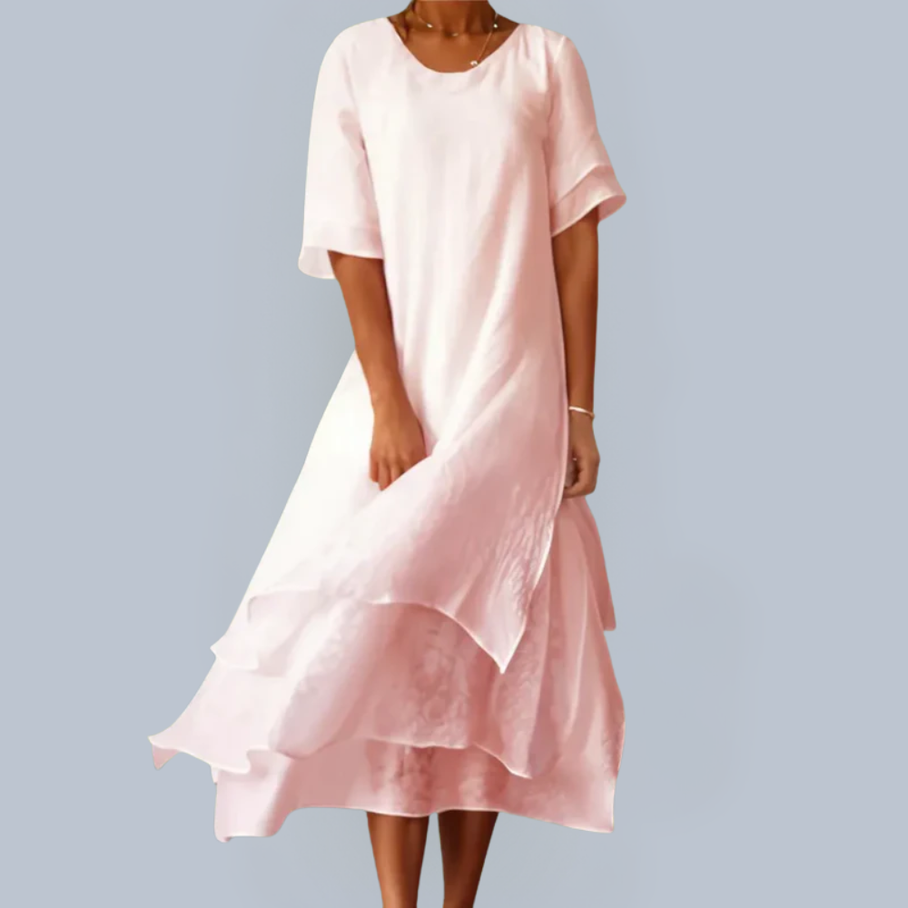 Judith – Graceful Layers Midi Dress