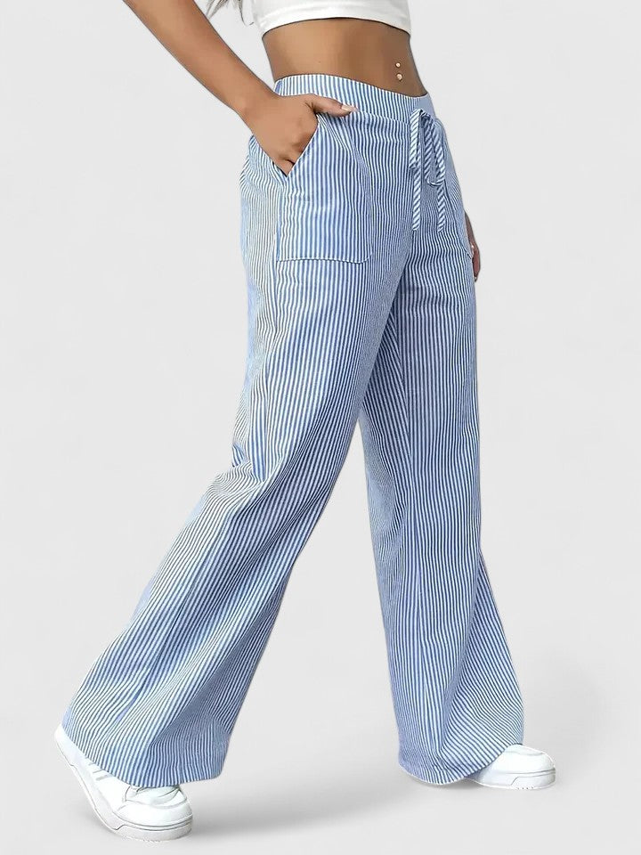 Carol™ | Comfortable wide pants with elegant details