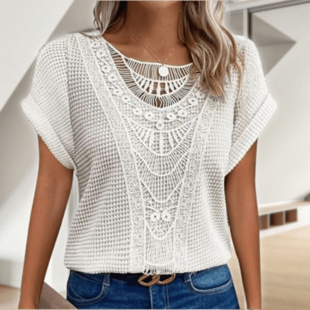 Janice™ | Elegant summer style blouse