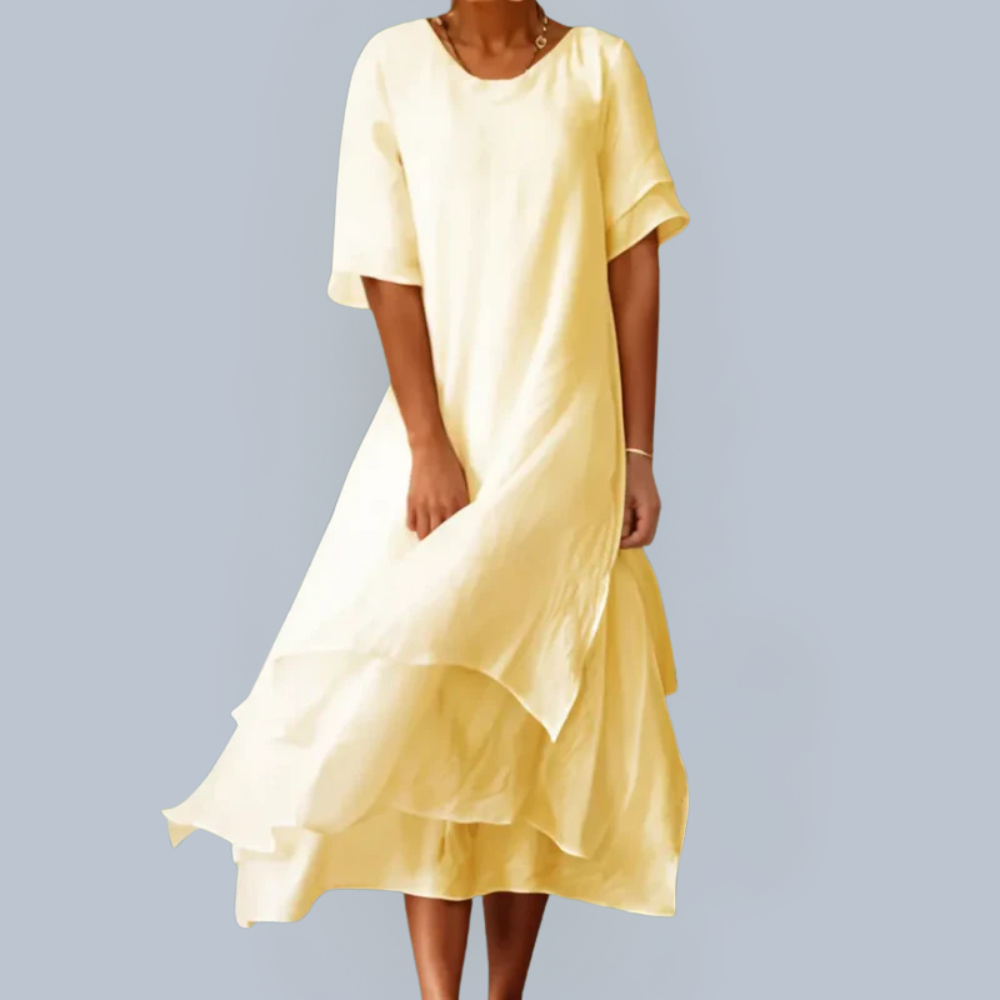 Judith – Graceful Layers Midi Dress