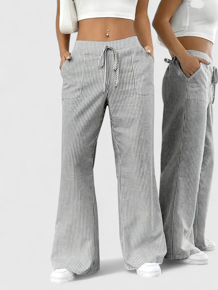 Carol™ | Comfortable wide pants with elegant details