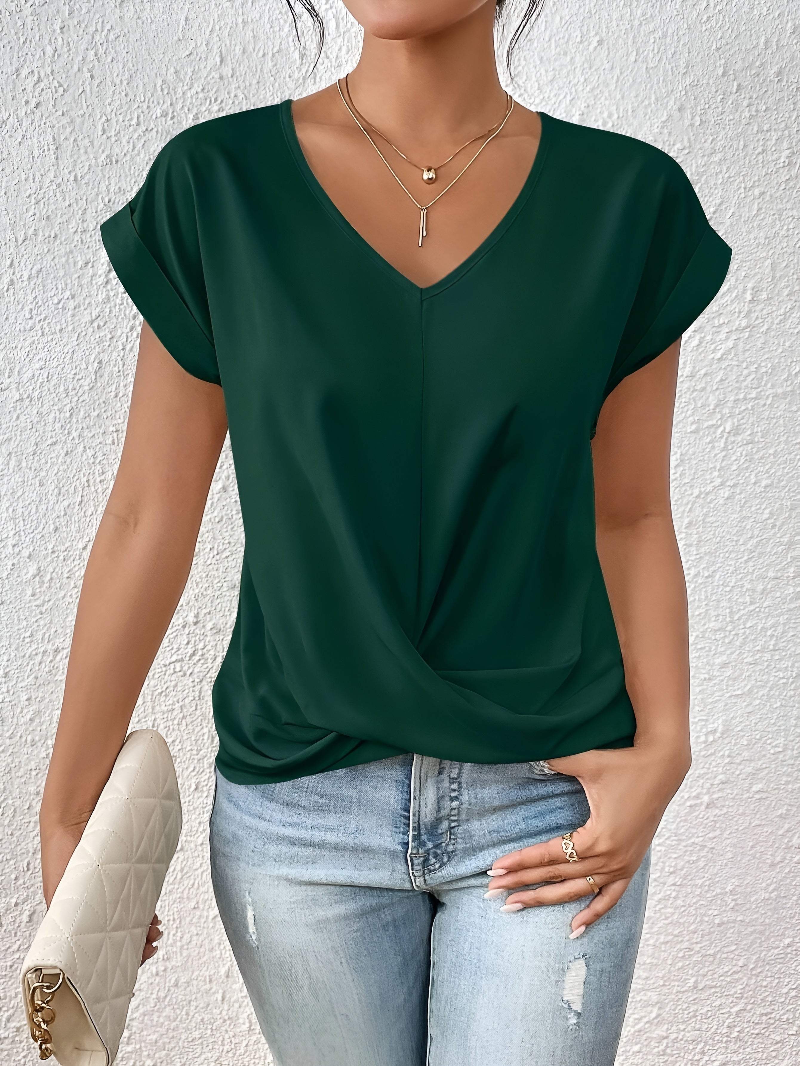 Judy™ | Casual Heart V-Neck T-Shirt