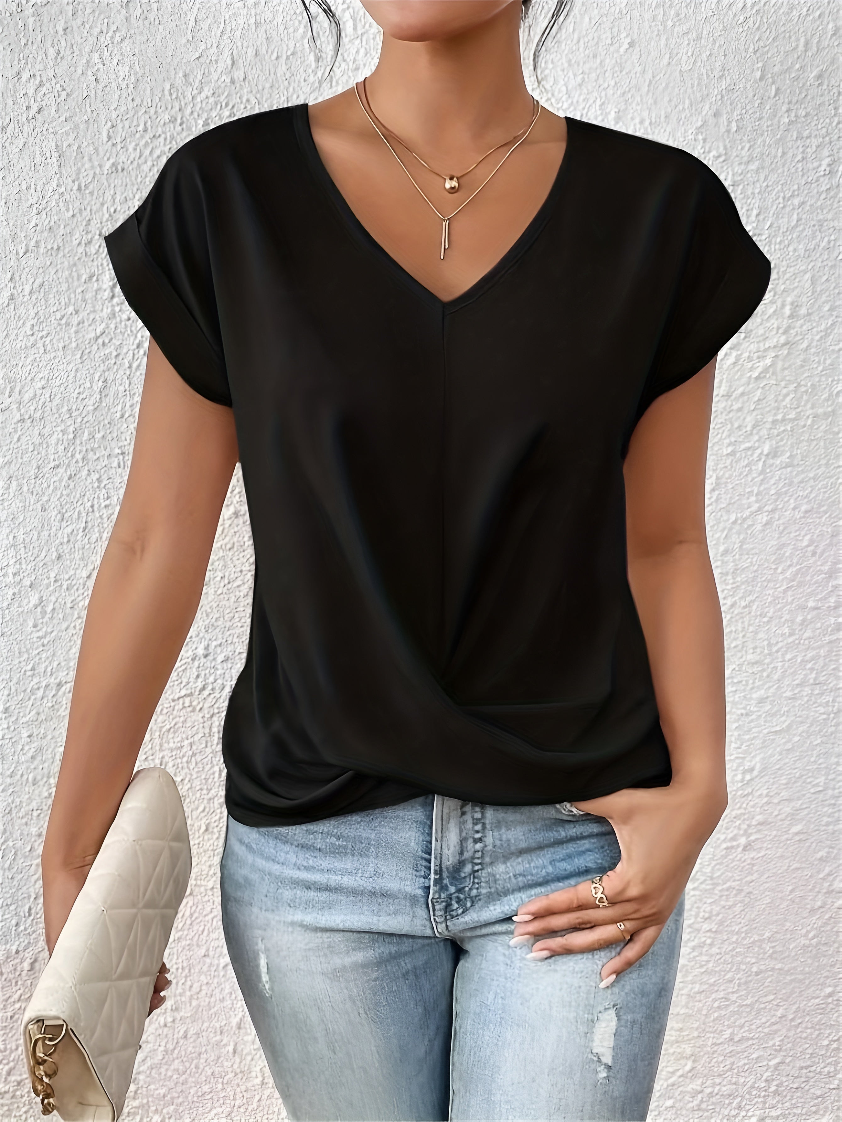 Judy™ | Casual Heart V-Neck T-Shirt