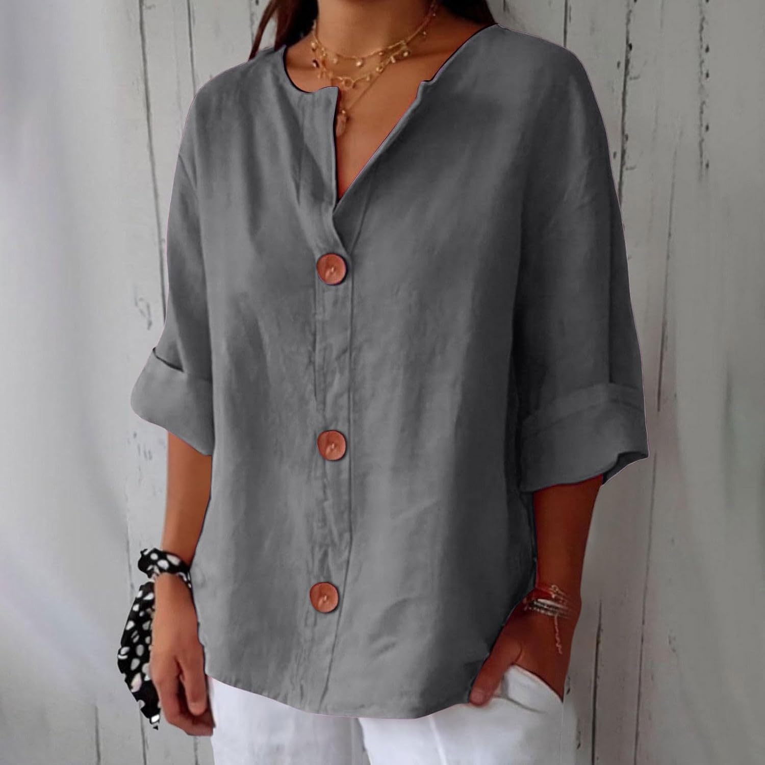 Helen™ | Relaxed Blouse for Timeless Elegance