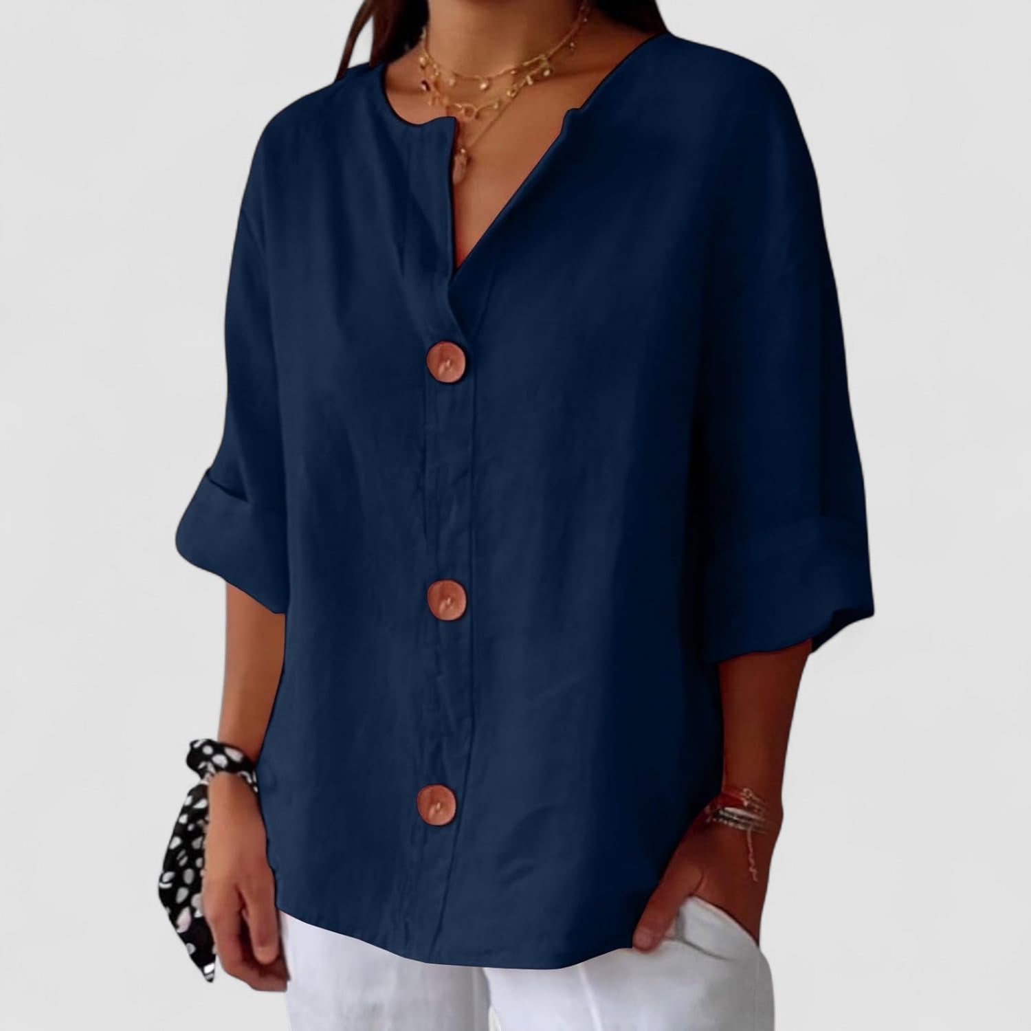 Helen™ | Relaxed Blouse for Timeless Elegance