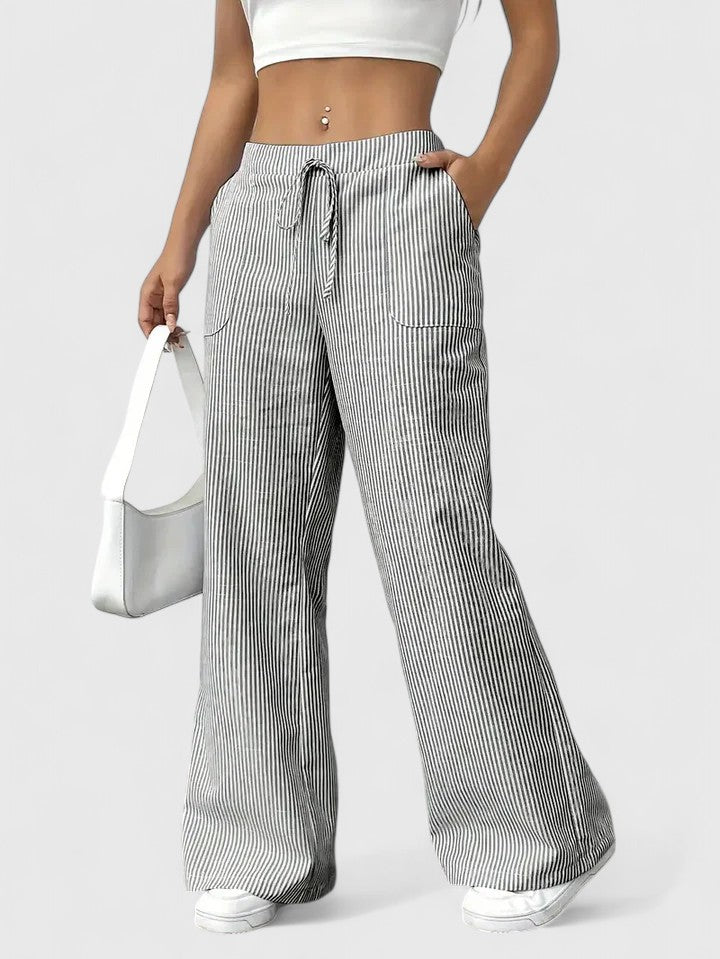 Carol™ | Comfortable wide pants with elegant details