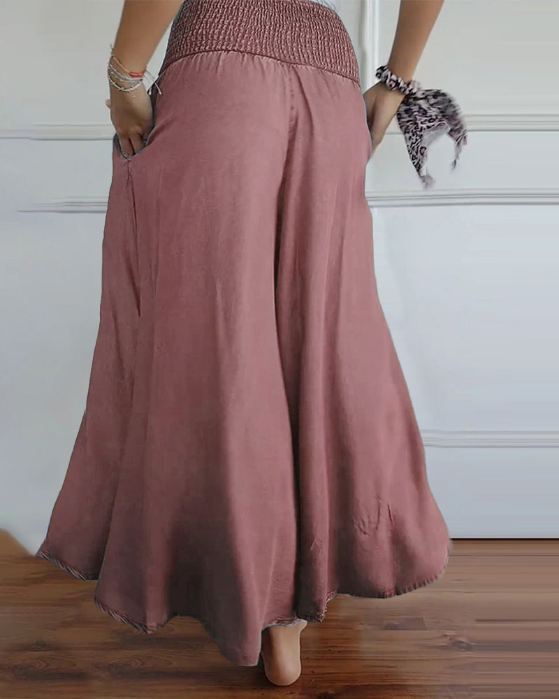 Andrea | Long Summer Skirt with Pockets!