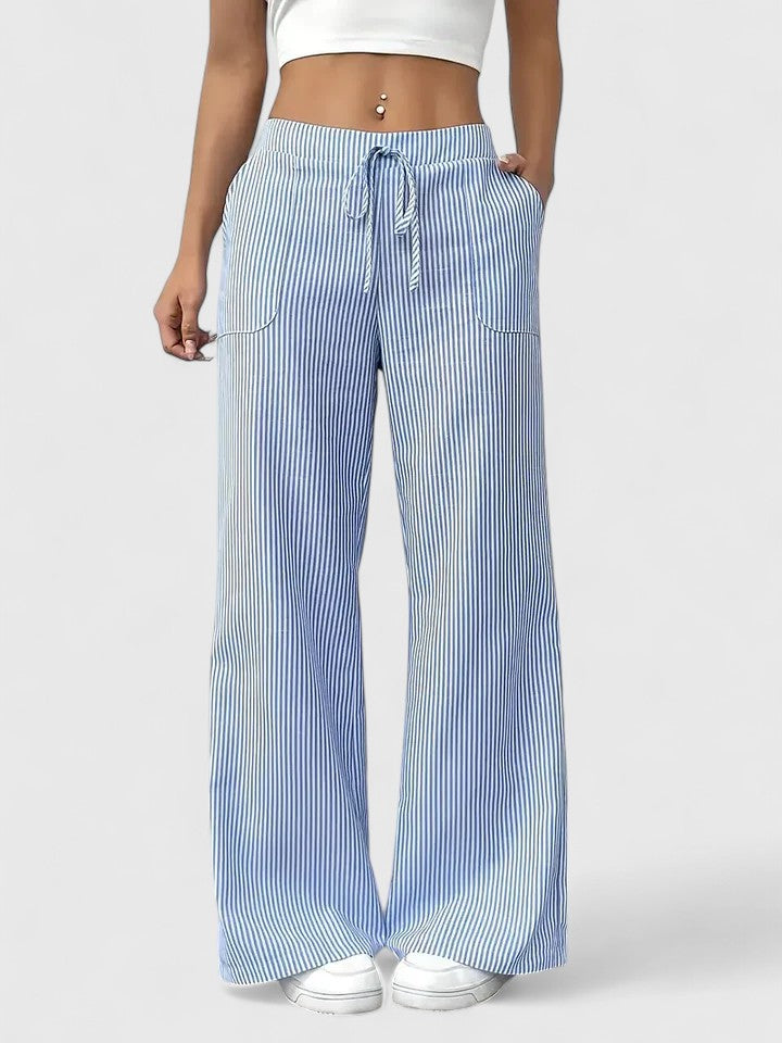 Carol™ | Comfortable wide pants with elegant details