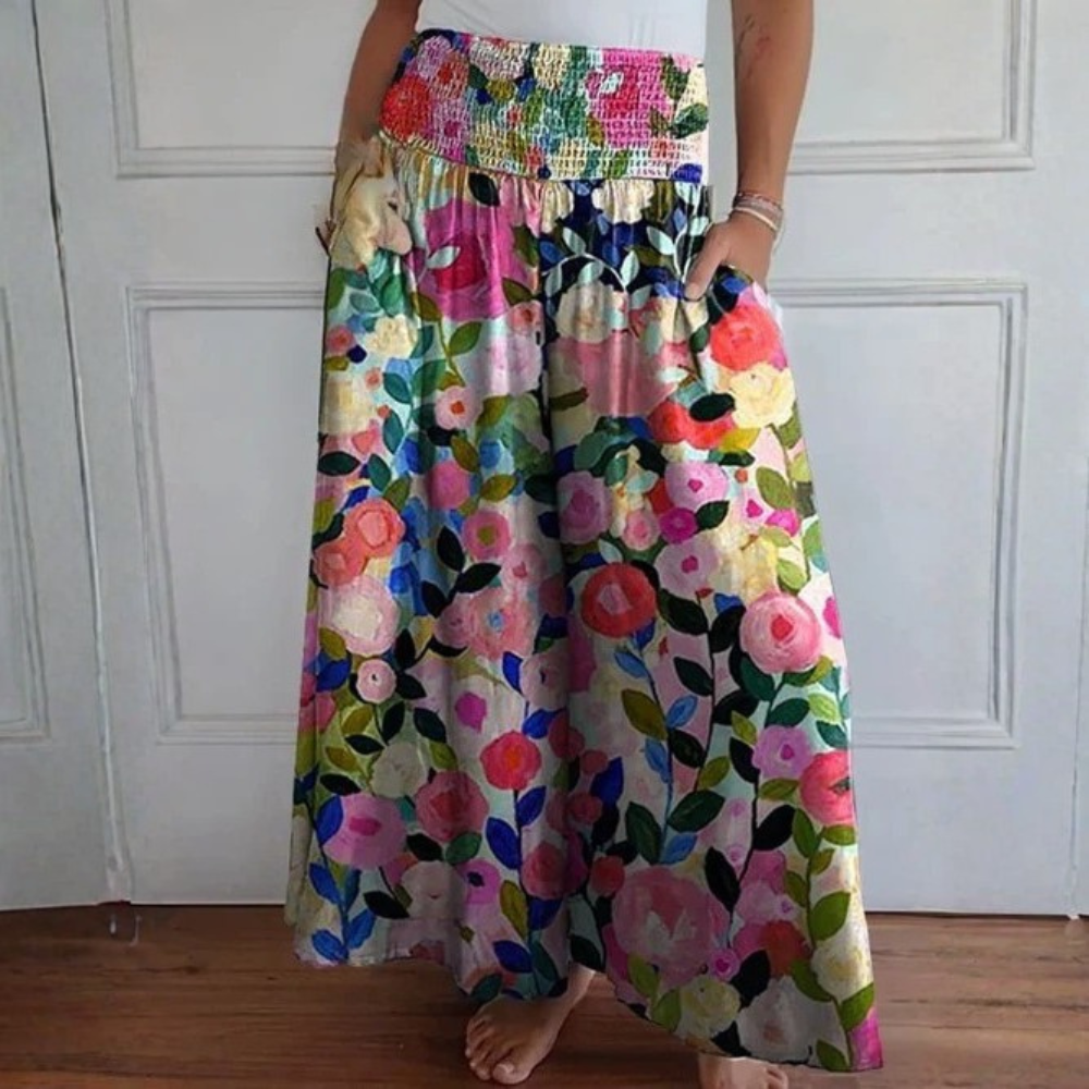 Andrea | Long Summer Skirt with Pockets!