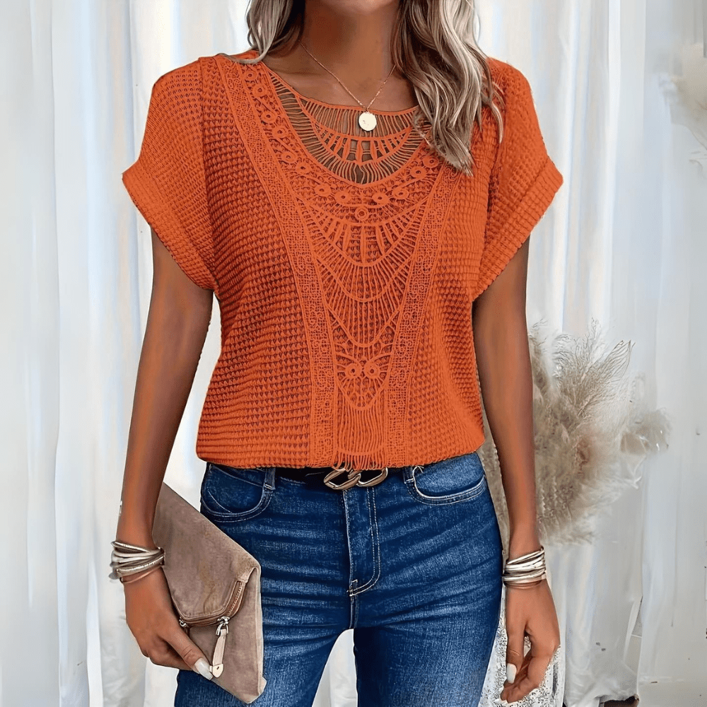 Janice™ | Elegant summer style blouse