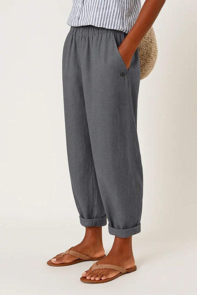 Sharona™ | Breathable Linen-Cotton Trousers