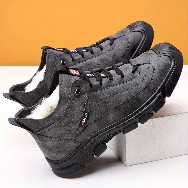 ArcticGrip Men's Fleece - Lined Sneakers – Waterproof, Non - Slip Outdoor Shoes - myrale.com