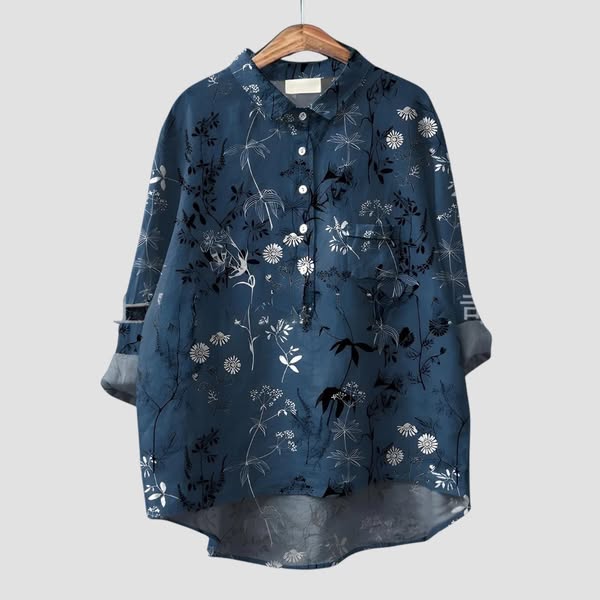 Charlotte | Handmade Floral Shirt for Women - barbara - cambridge