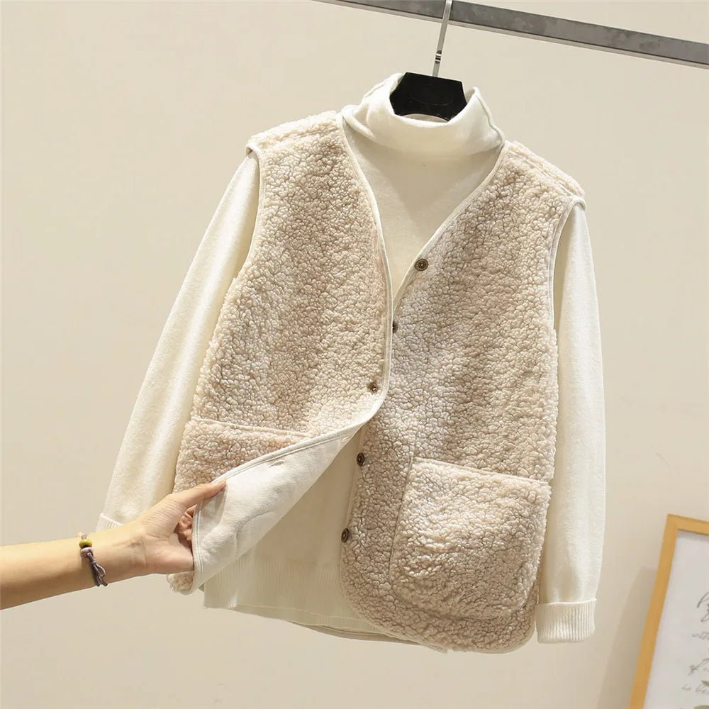 Chloe - Cozy Knit Vest - myrale.com