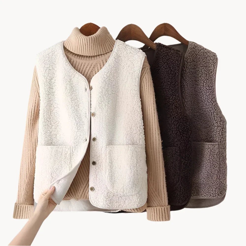 Chloe - Cozy Knit Vest - myrale.com
