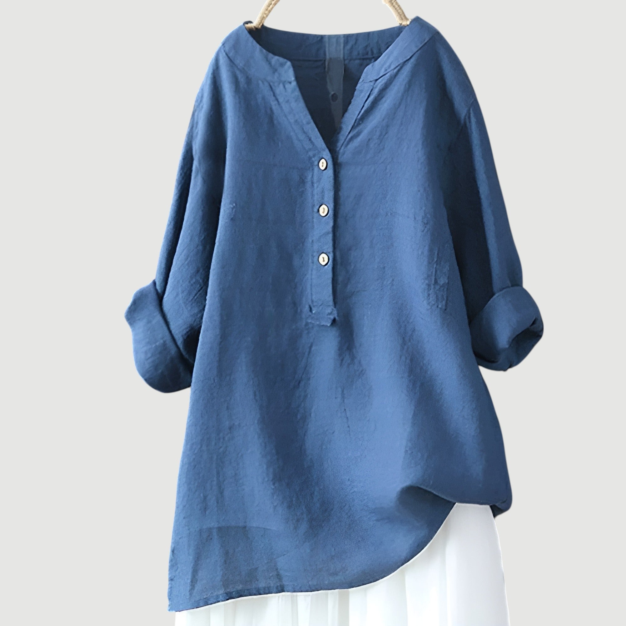 Angela™ | Airy and Comfortable Linen Shirt with Buttons