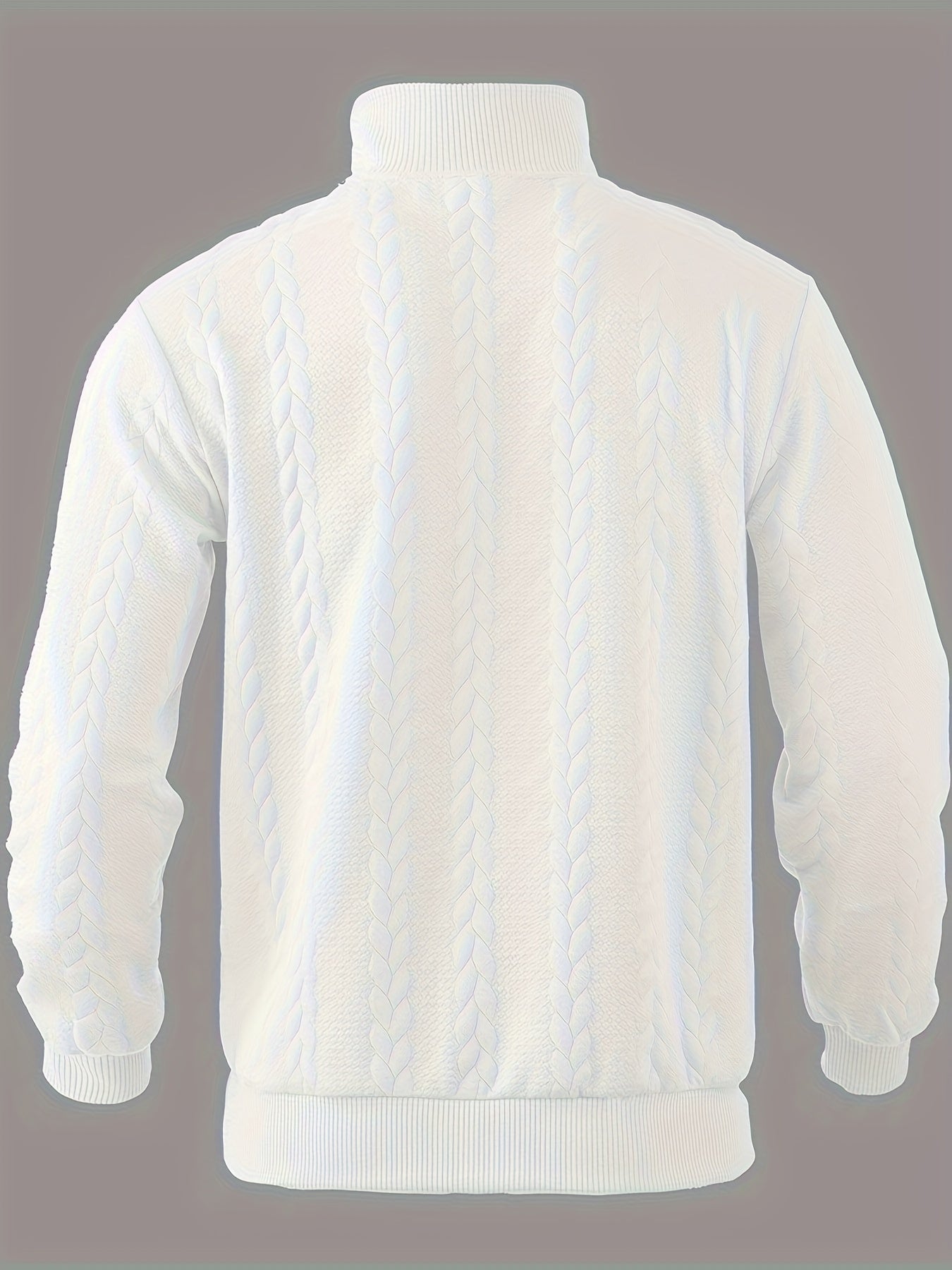 Edward – Vintage Men's Pullover with Zipper - myrale.com
