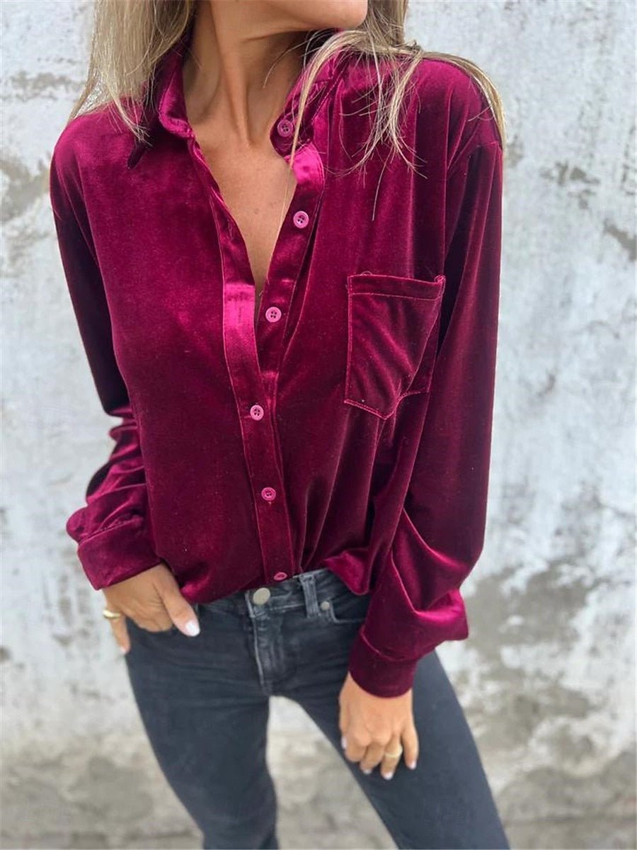 Emily - The Velvet Blouse - myrale.com