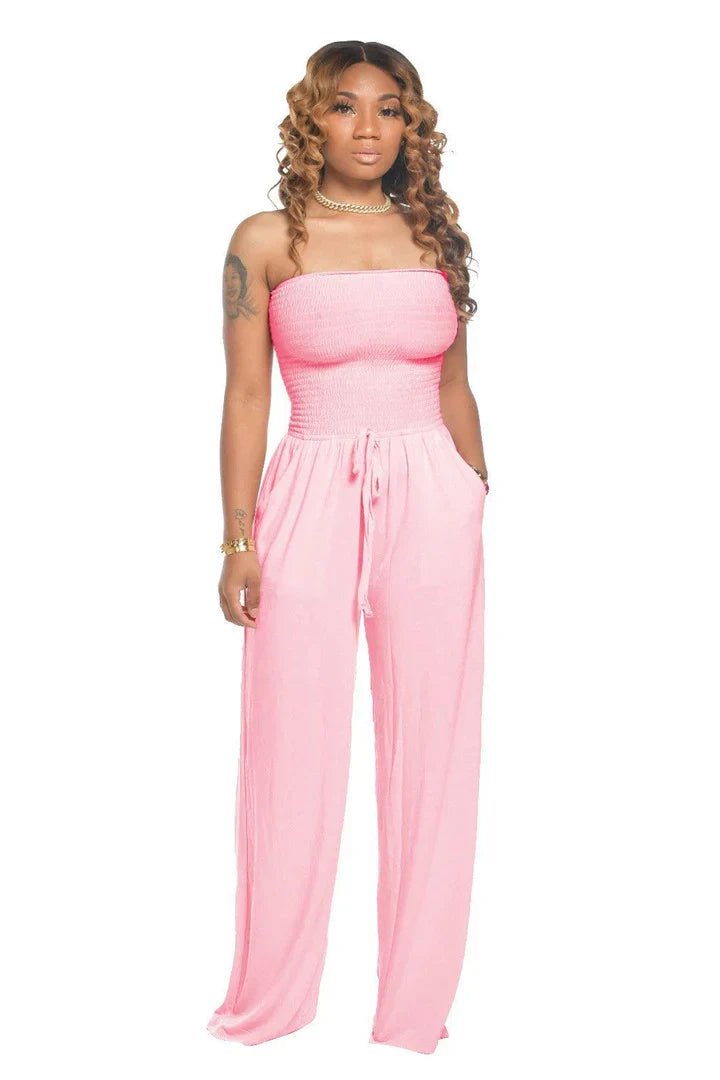 Fiorella - Tuta Morbida Casual con Smock - Amore - Milano.it