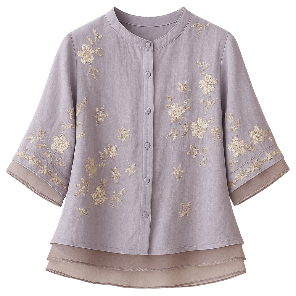 Sofia™ | Top in Cotone Ricamato - Amour Mayfair