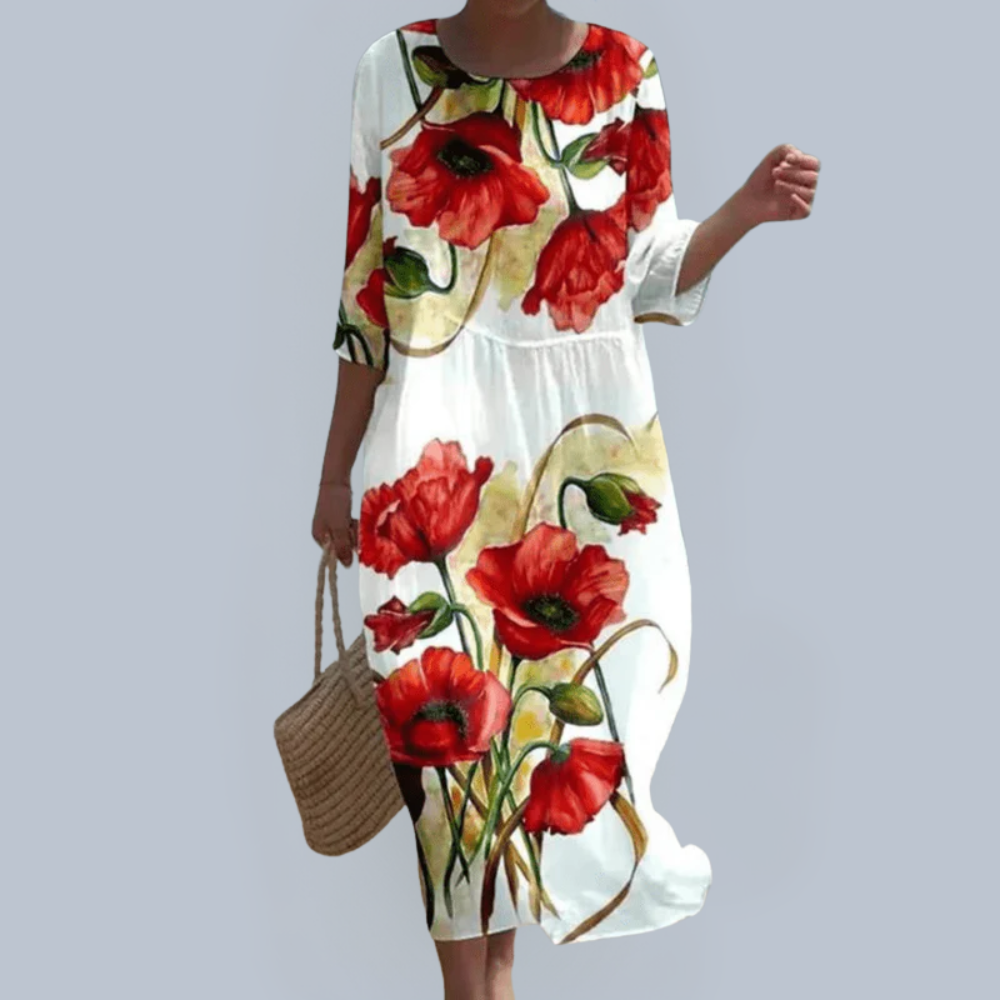 Beverly – Graceful Belly-Hiding Dress