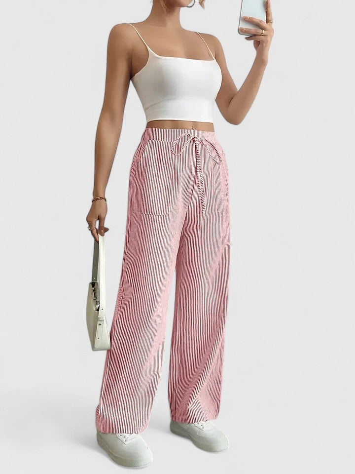 Carol™ | Comfortable wide pants with elegant details