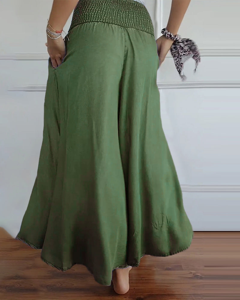Andrea | Long Summer Skirt with Pockets!