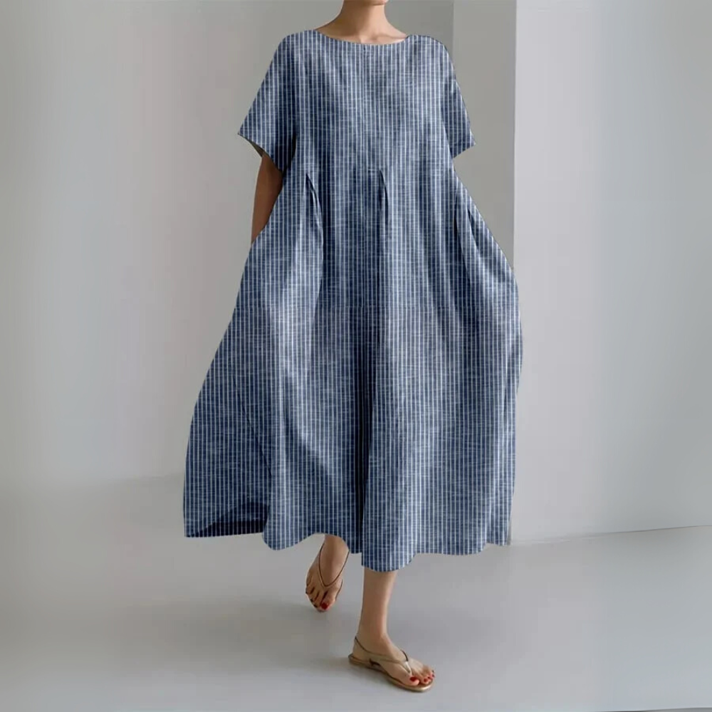 Sheila™ | Casual long dress with freedom of movement and floral style for summer days