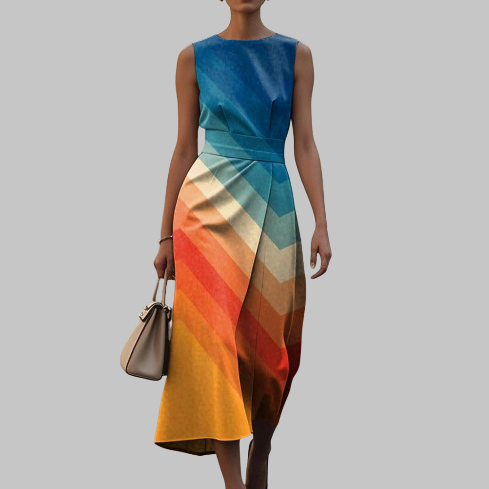 Virginia™ - Sleeveless Printed Dress