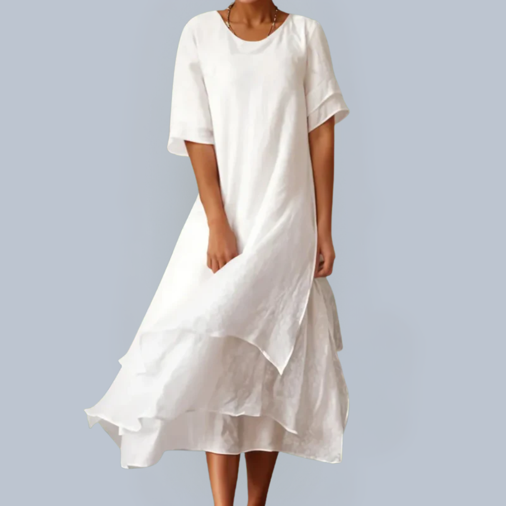 Judith – Graceful Layers Midi Dress