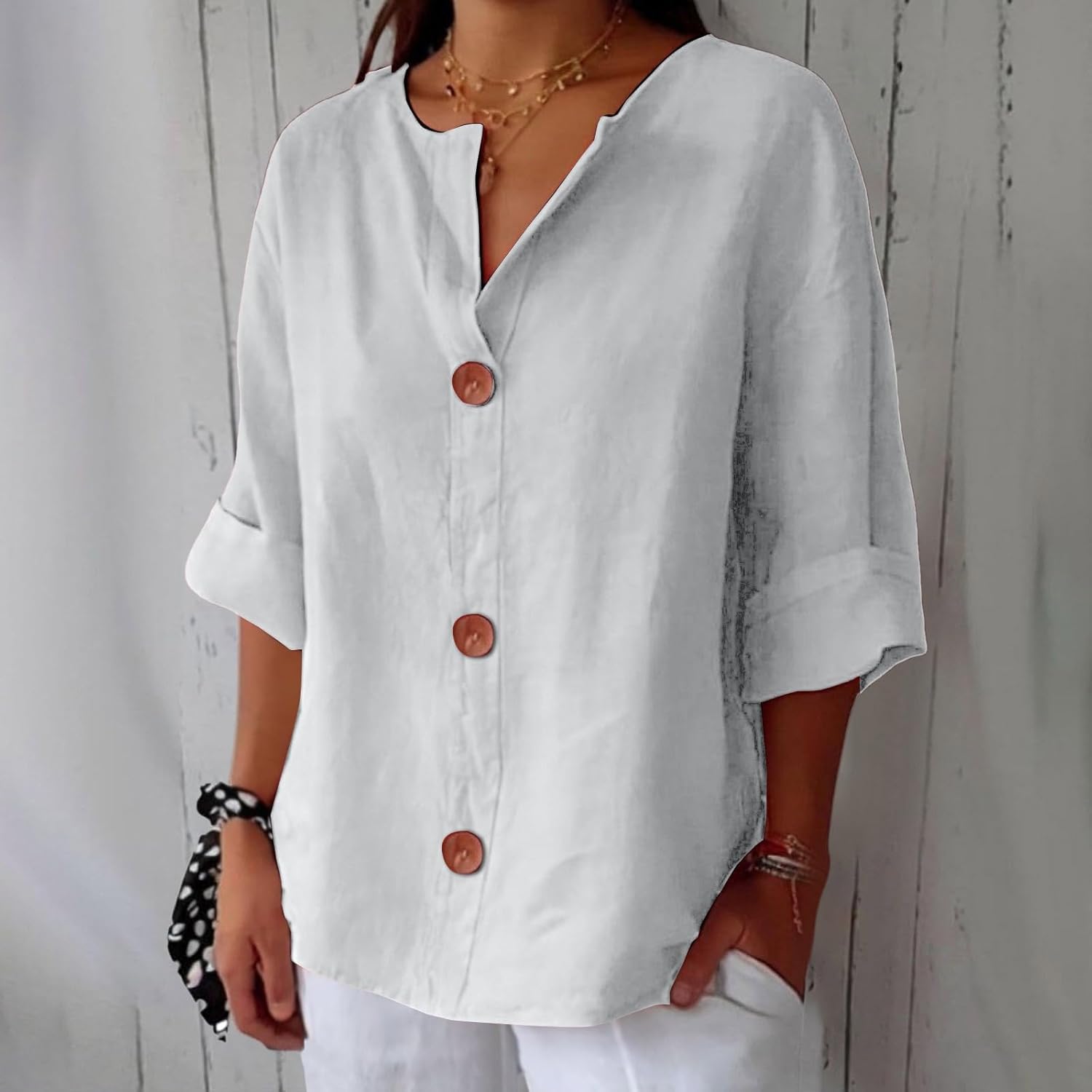 Helen™ | Relaxed Blouse for Timeless Elegance