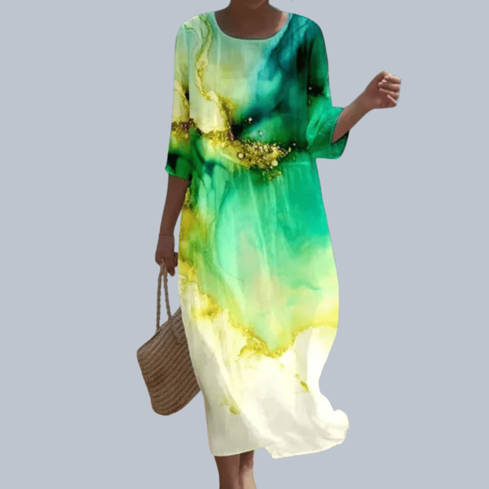 Beverly – Graceful Belly-Hiding Dress