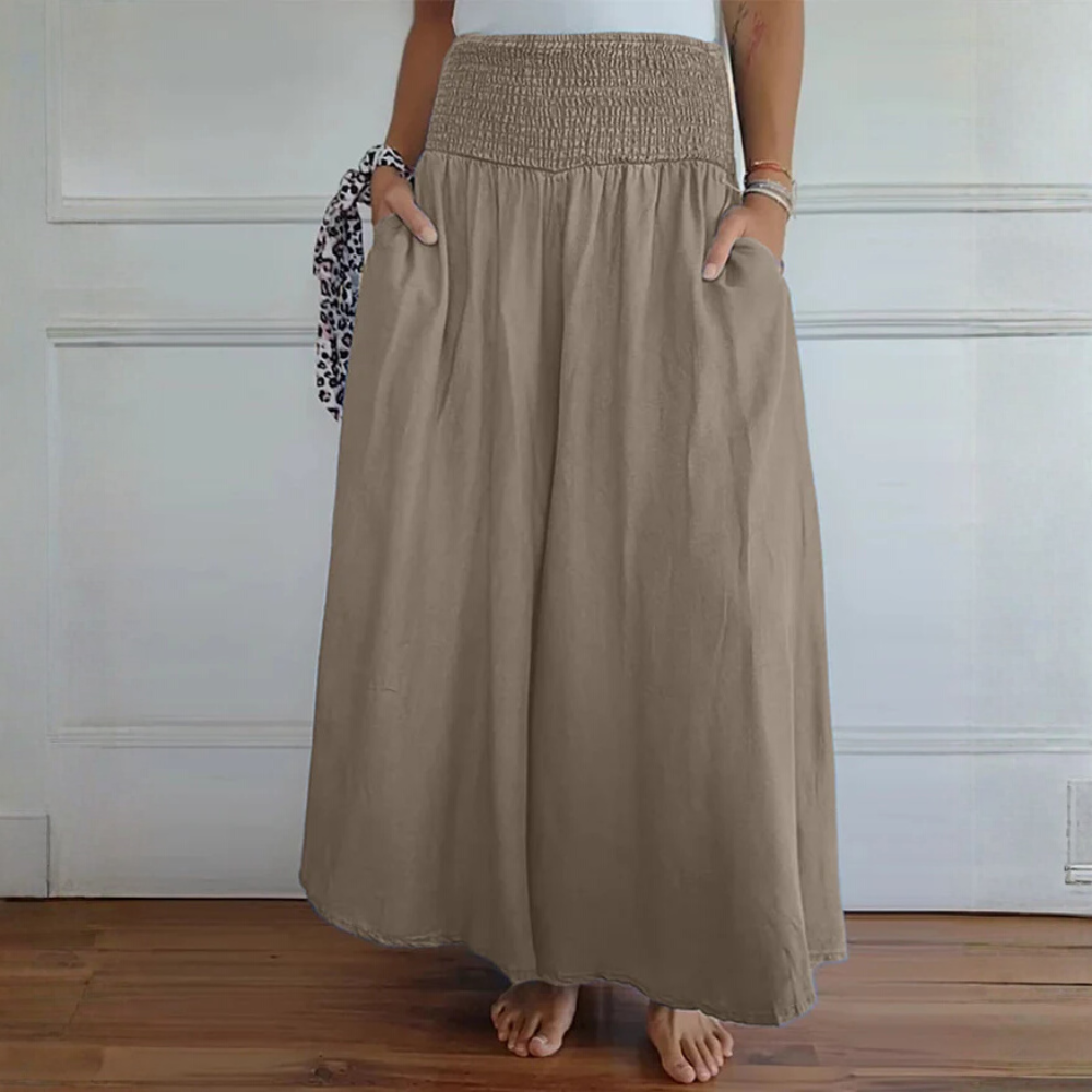 Andrea | Long Summer Skirt with Pockets!