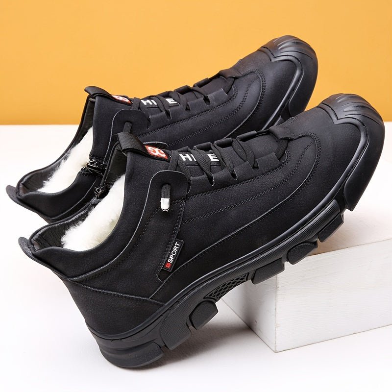 ArcticGrip Men's Fleece - Lined Sneakers – Waterproof, Non - Slip Outdoor Shoes - myrale.com