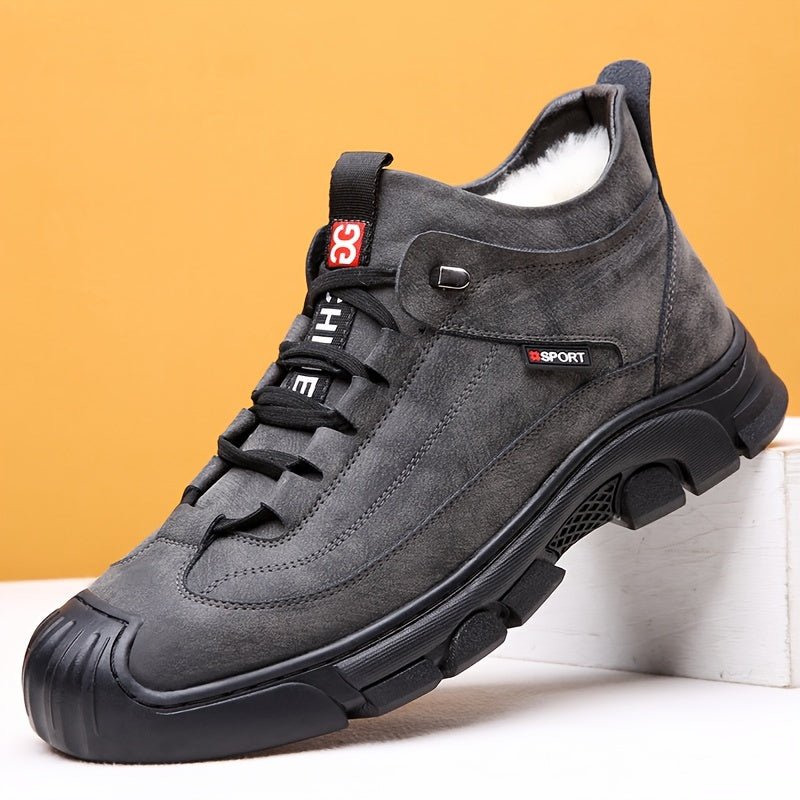 ArcticGrip Men's Fleece - Lined Sneakers – Waterproof, Non - Slip Outdoor Shoes - myrale.com