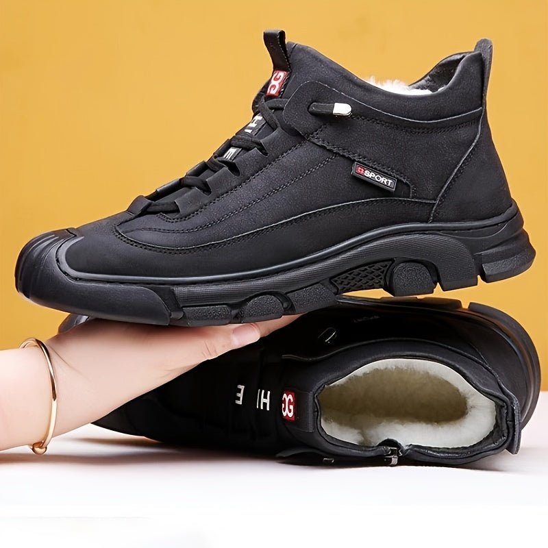 ArcticGrip Men's Fleece - Lined Sneakers – Waterproof, Non - Slip Outdoor Shoes - myrale.com