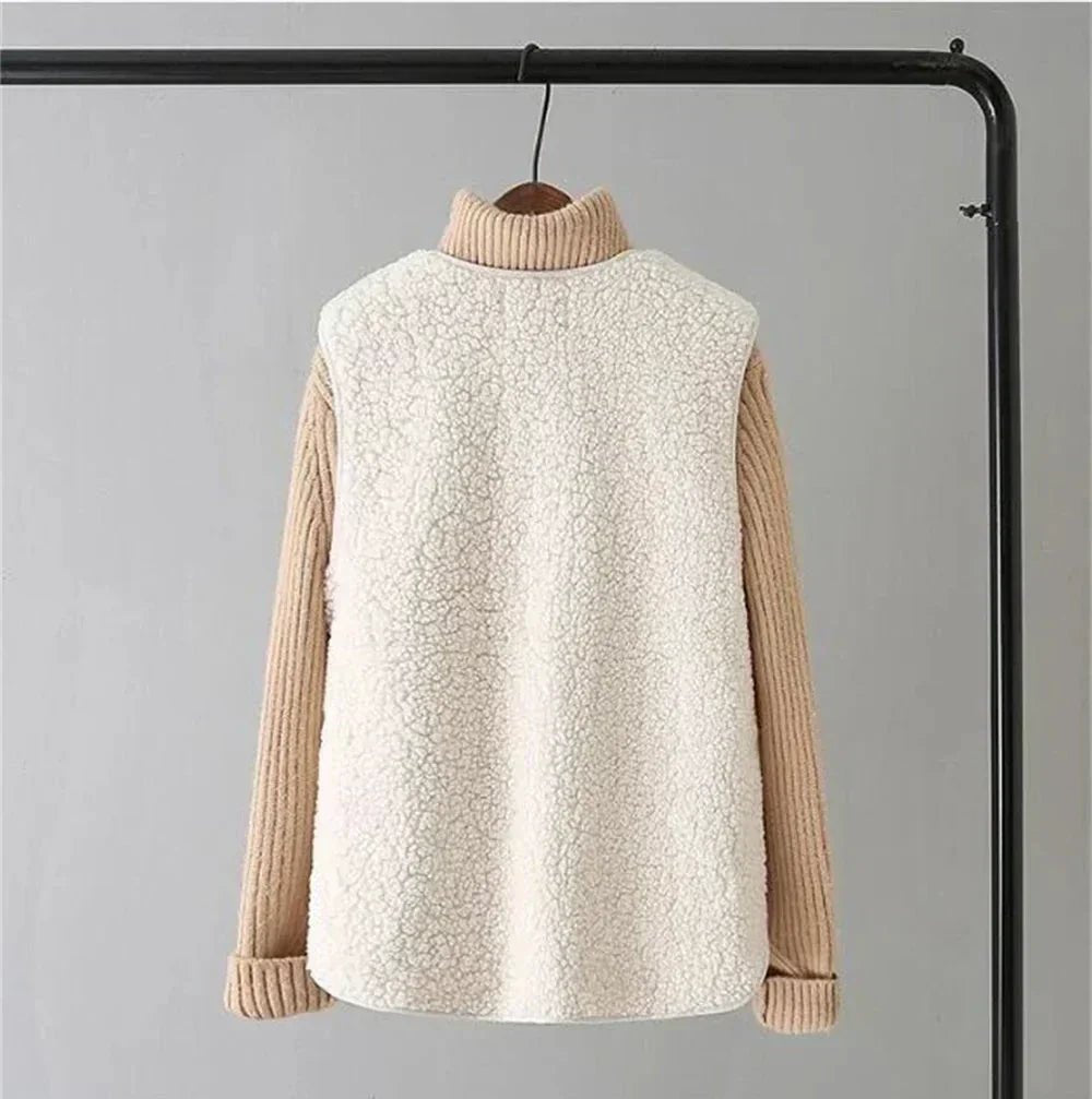 Chloe - Cozy Knit Vest - myrale.com