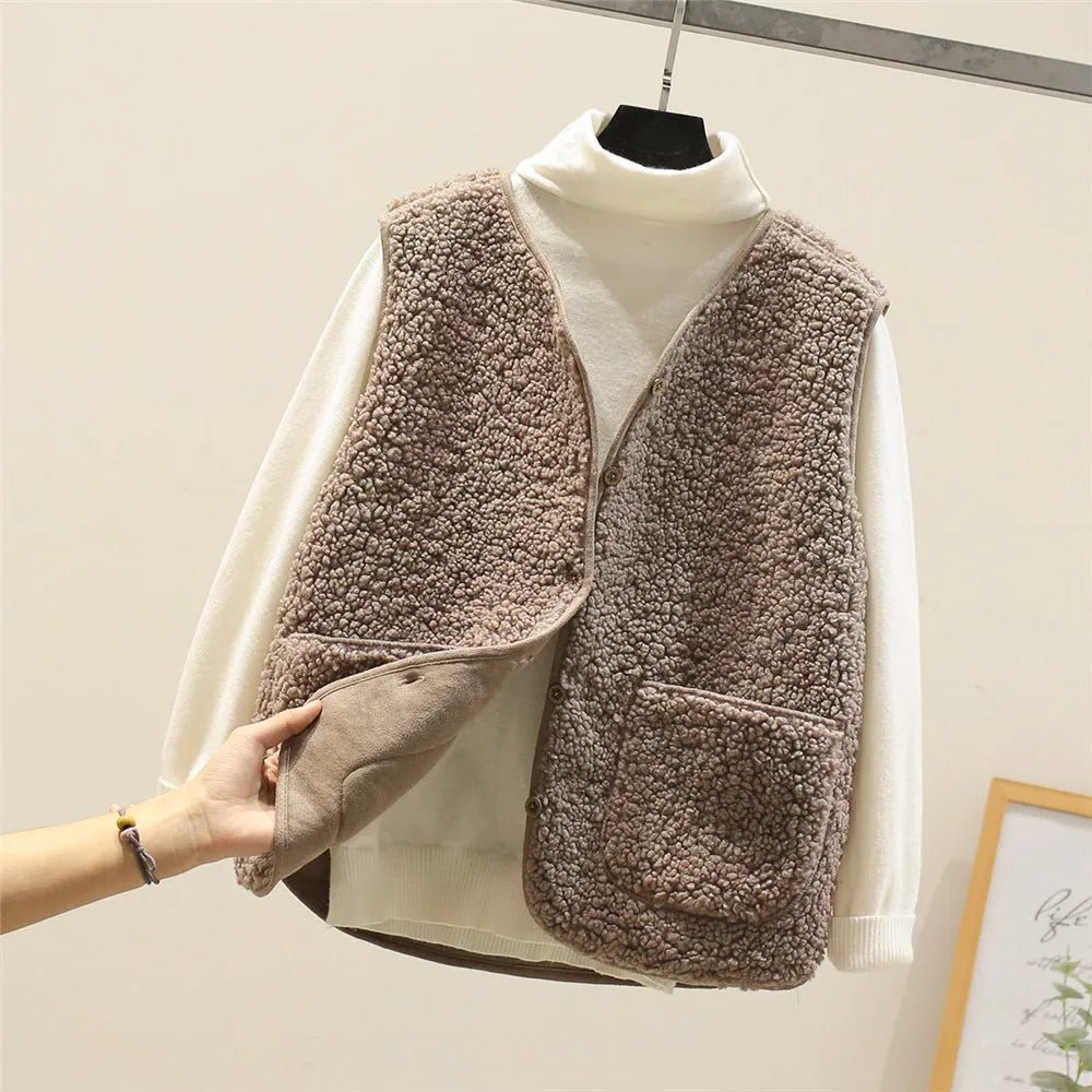 Chloe - Cozy Knit Vest - myrale.com