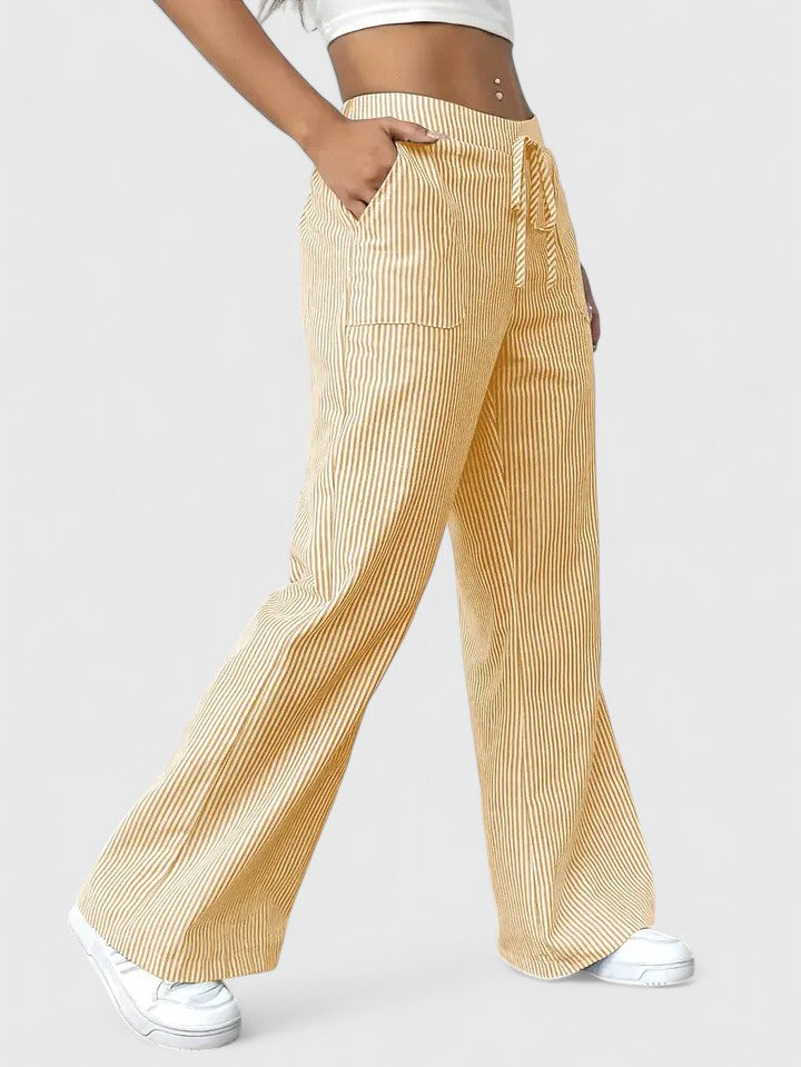 Carol™ | Comfortable wide pants with elegant details