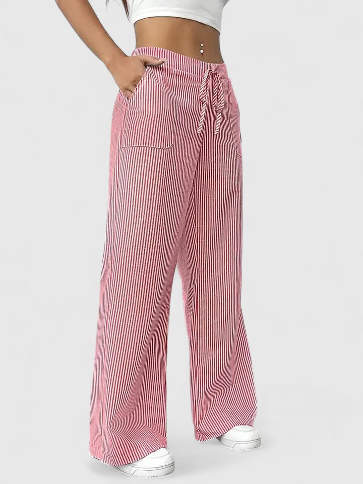 Carol™ | Comfortable wide pants with elegant details