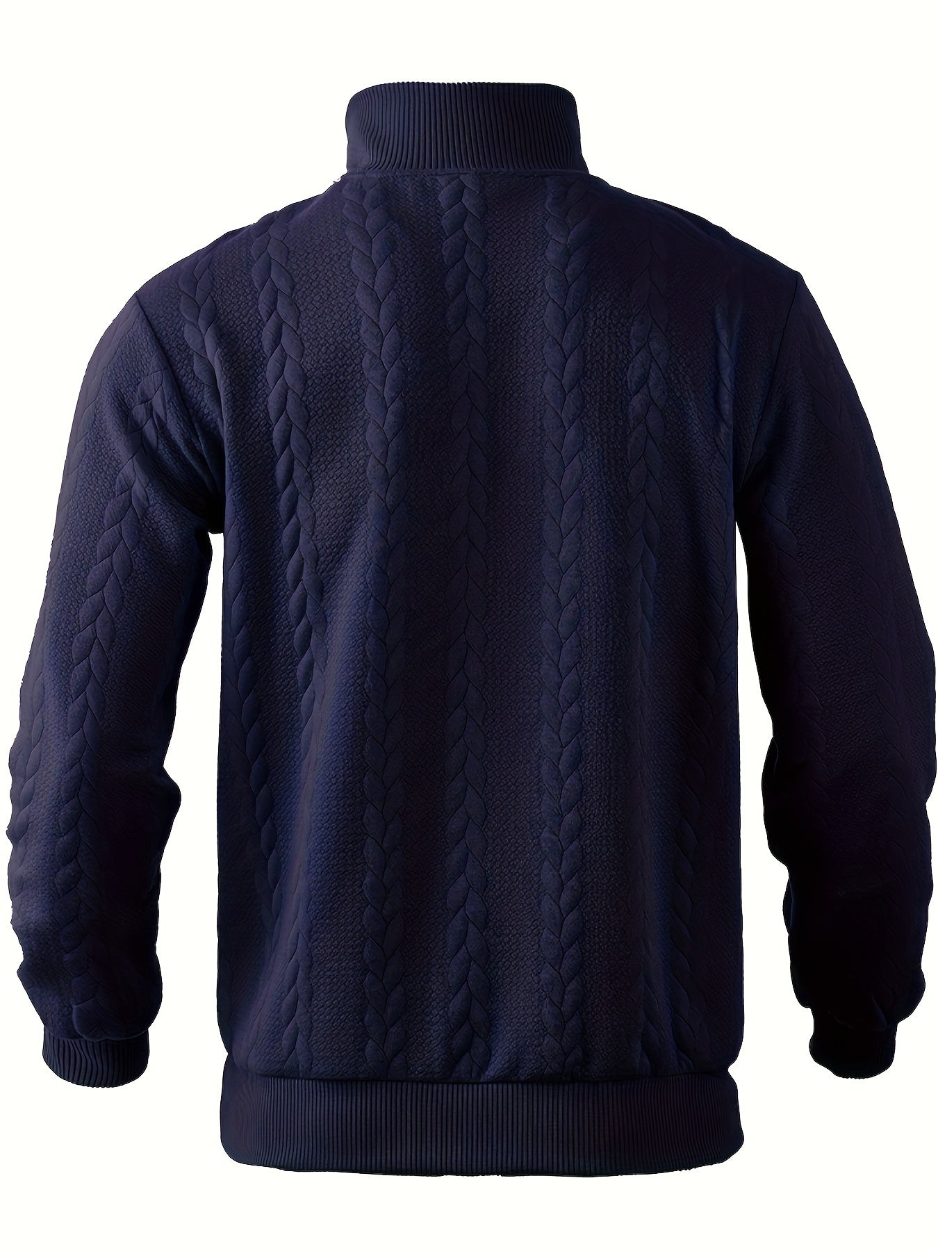 Edward – Vintage Men's Pullover with Zipper - myrale.com