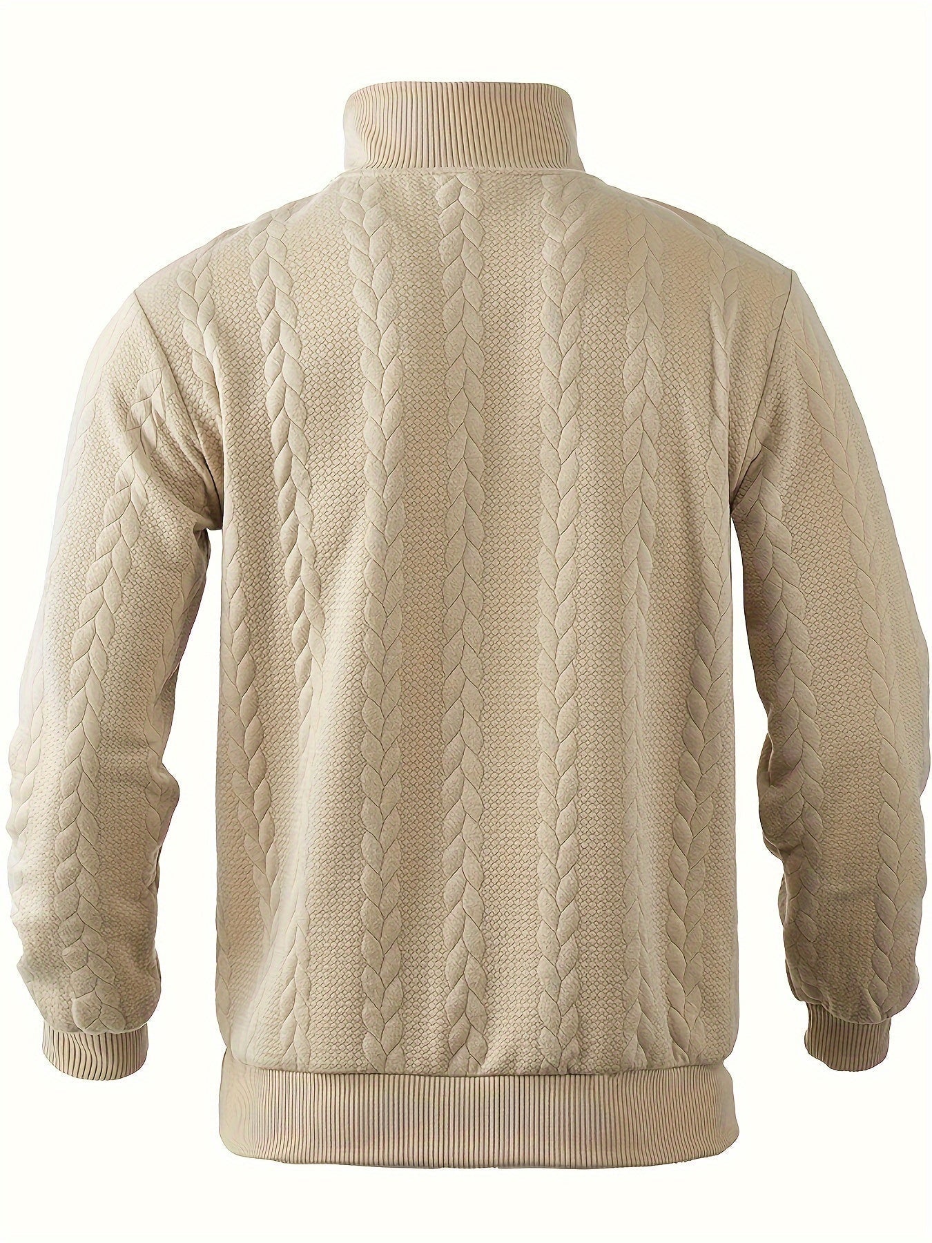 Edward – Vintage Men's Pullover with Zipper - myrale.com