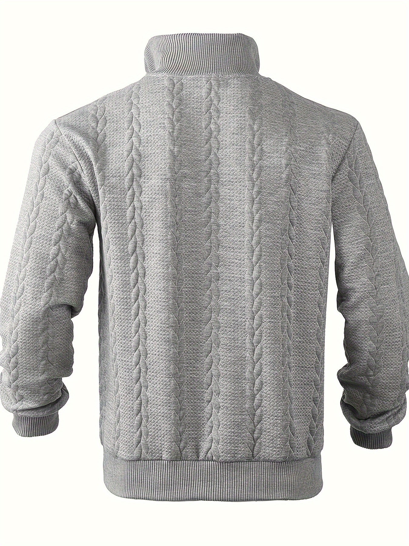 Edward – Vintage Men's Pullover with Zipper - myrale.com