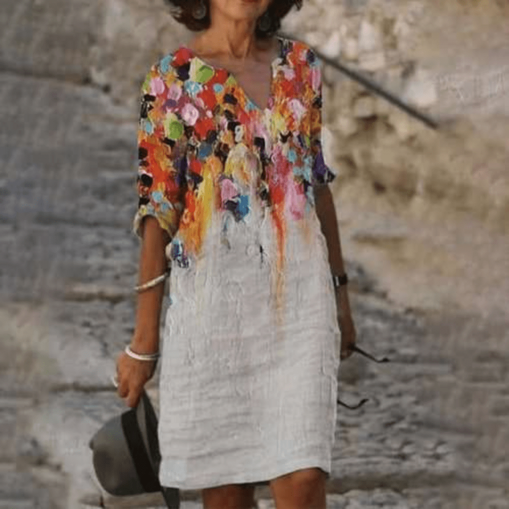 Grazia - Abito Estivo in Lino - Amore - Milano.it