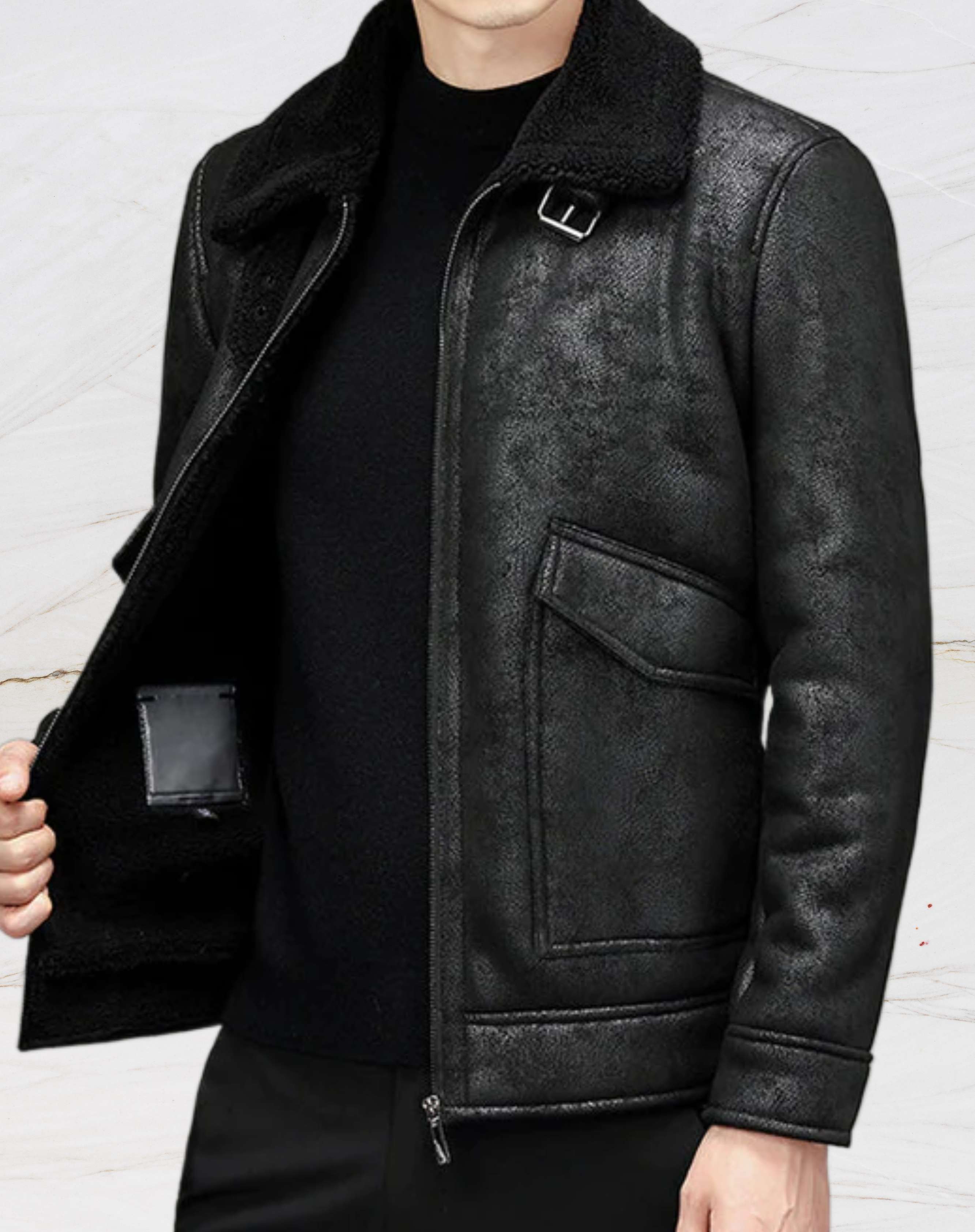 Mats & Jones | Leather Jacket - myrale.com