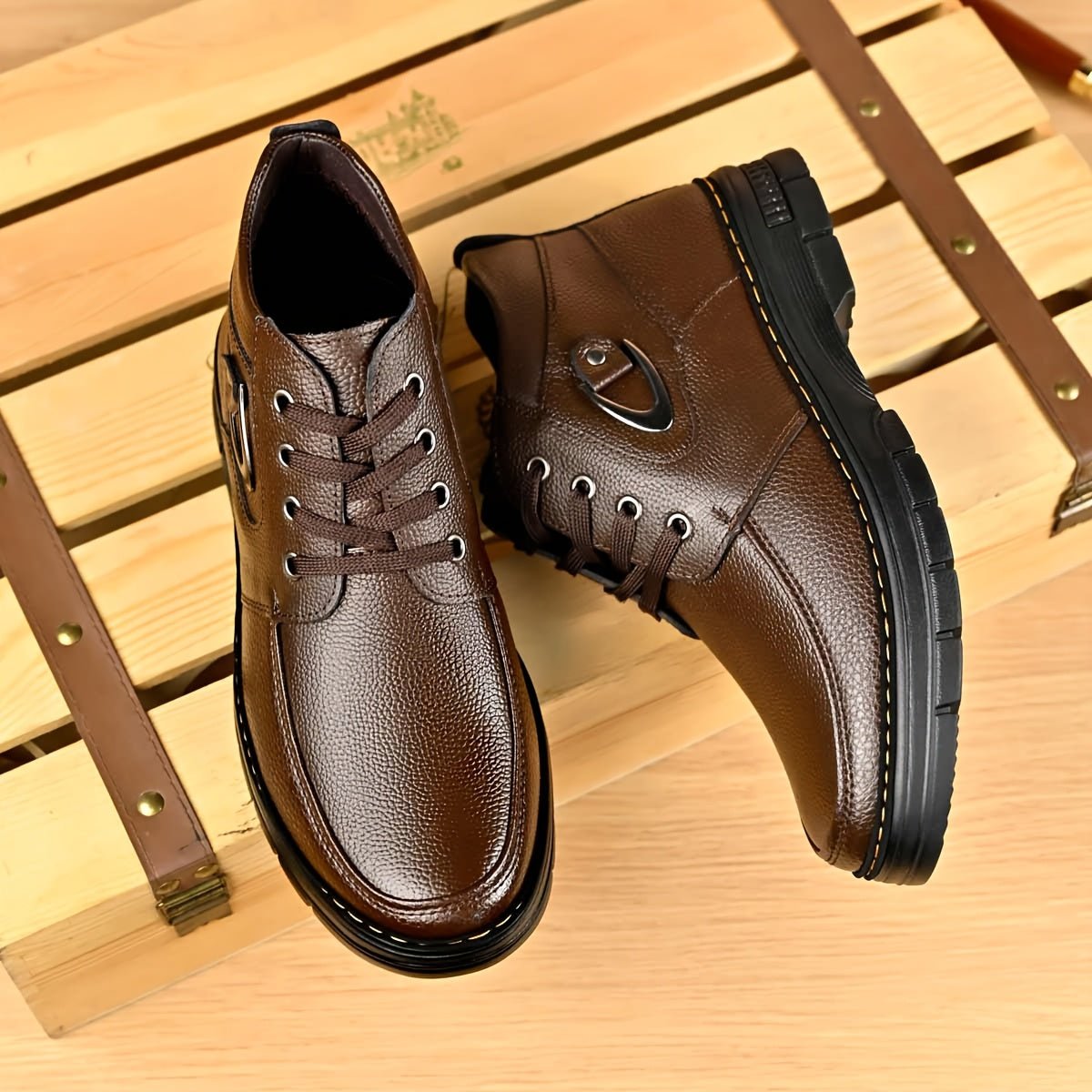 Men's High - Top Winter Boots - myrale.com