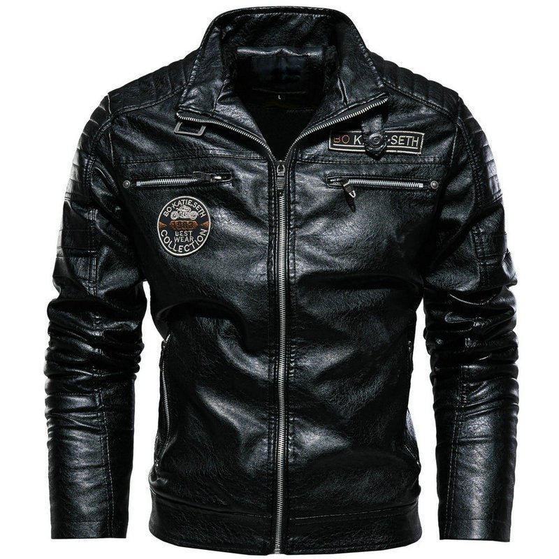 Mike | Leather Jacket - myrale.com