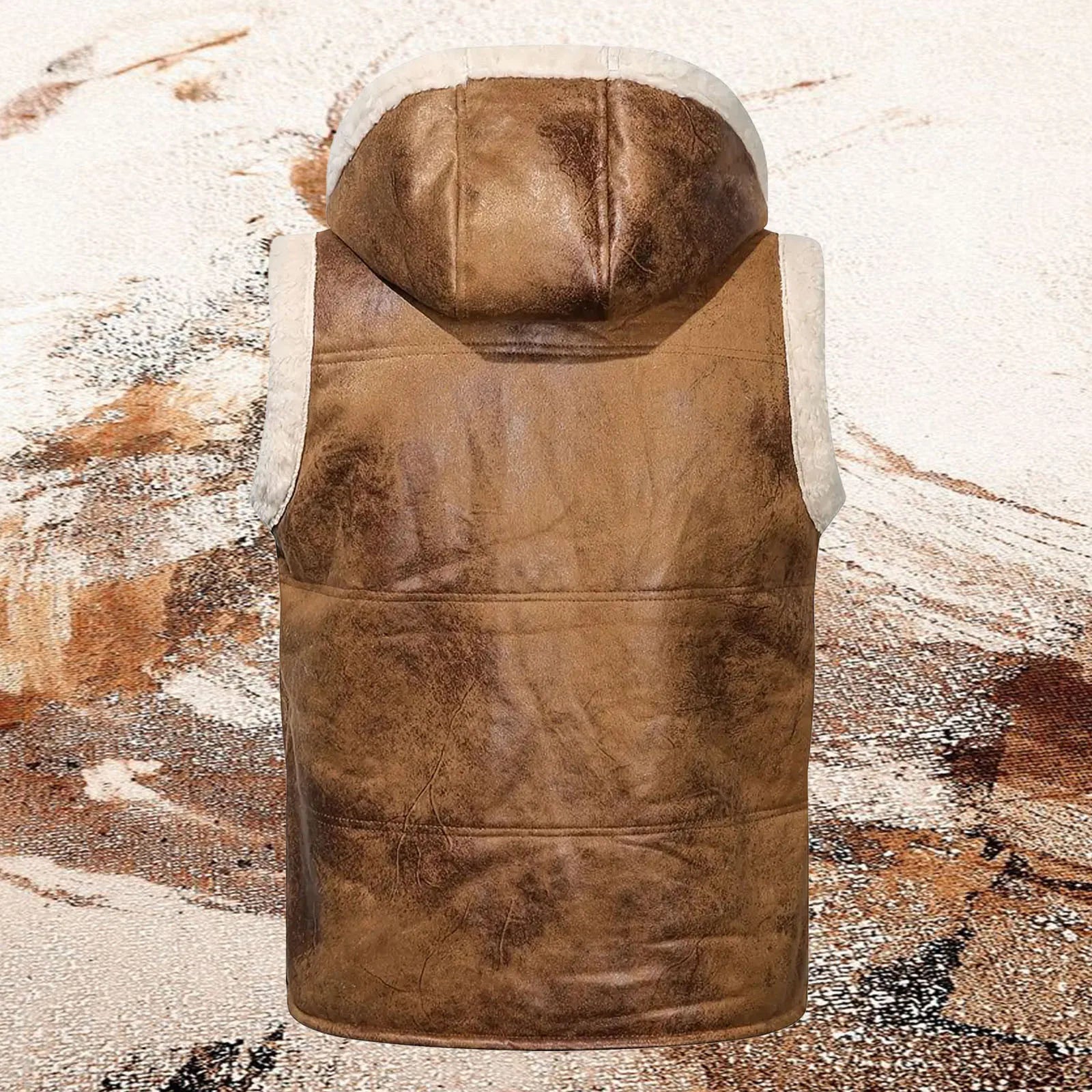 NordWolf - Sleeveless Fur Jacket - myrale.com